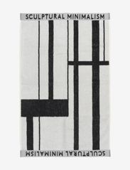 Kristina Dam Studio - Minimal Towel Cotton - de laveste prisene - black/off white - 0