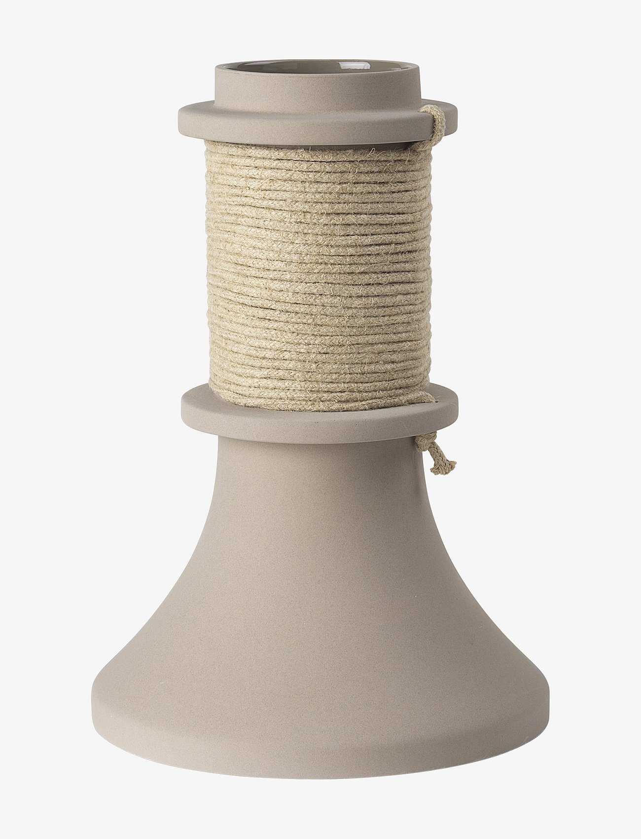 Rope Vase Stoneware / Flagline - BEIGE ENGOBE