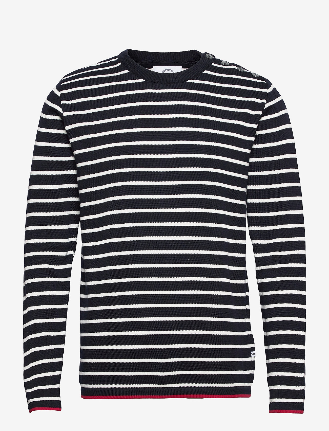 Oscar Stripe - NAVY / OFF WHITE