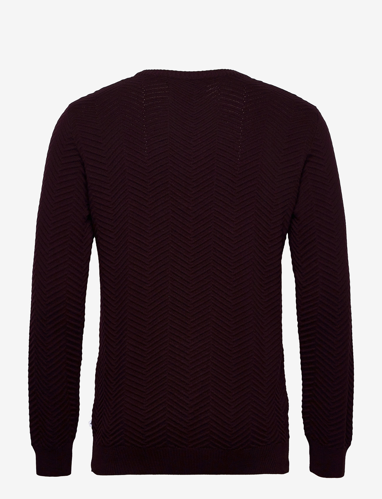 Kronstadt - Carlo Cotton knit - megzti laisvalaikio drabužiai - bordeaux mel - 1