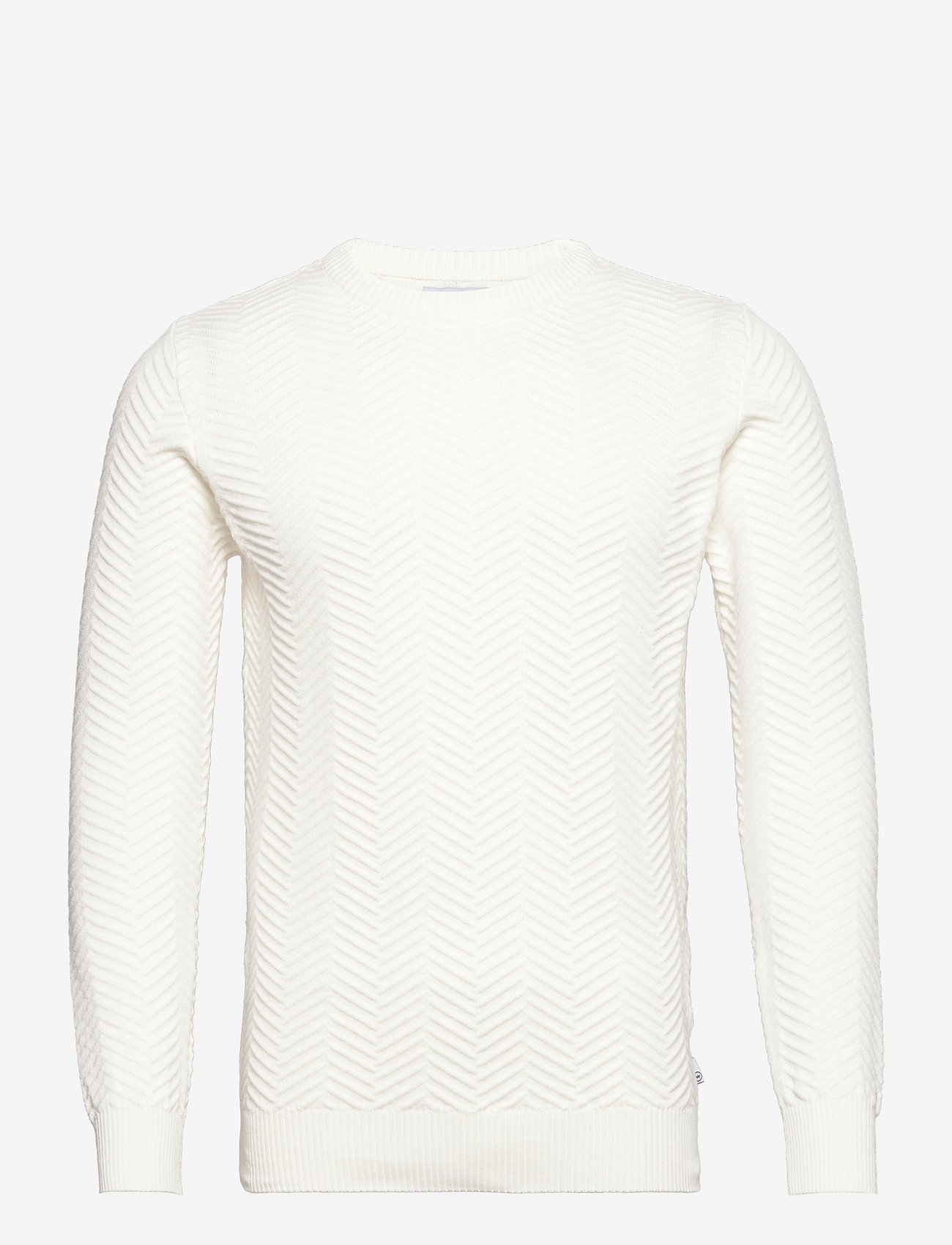 Kronstadt - Carlo Cotton knit - basic knitwear - off white - 0