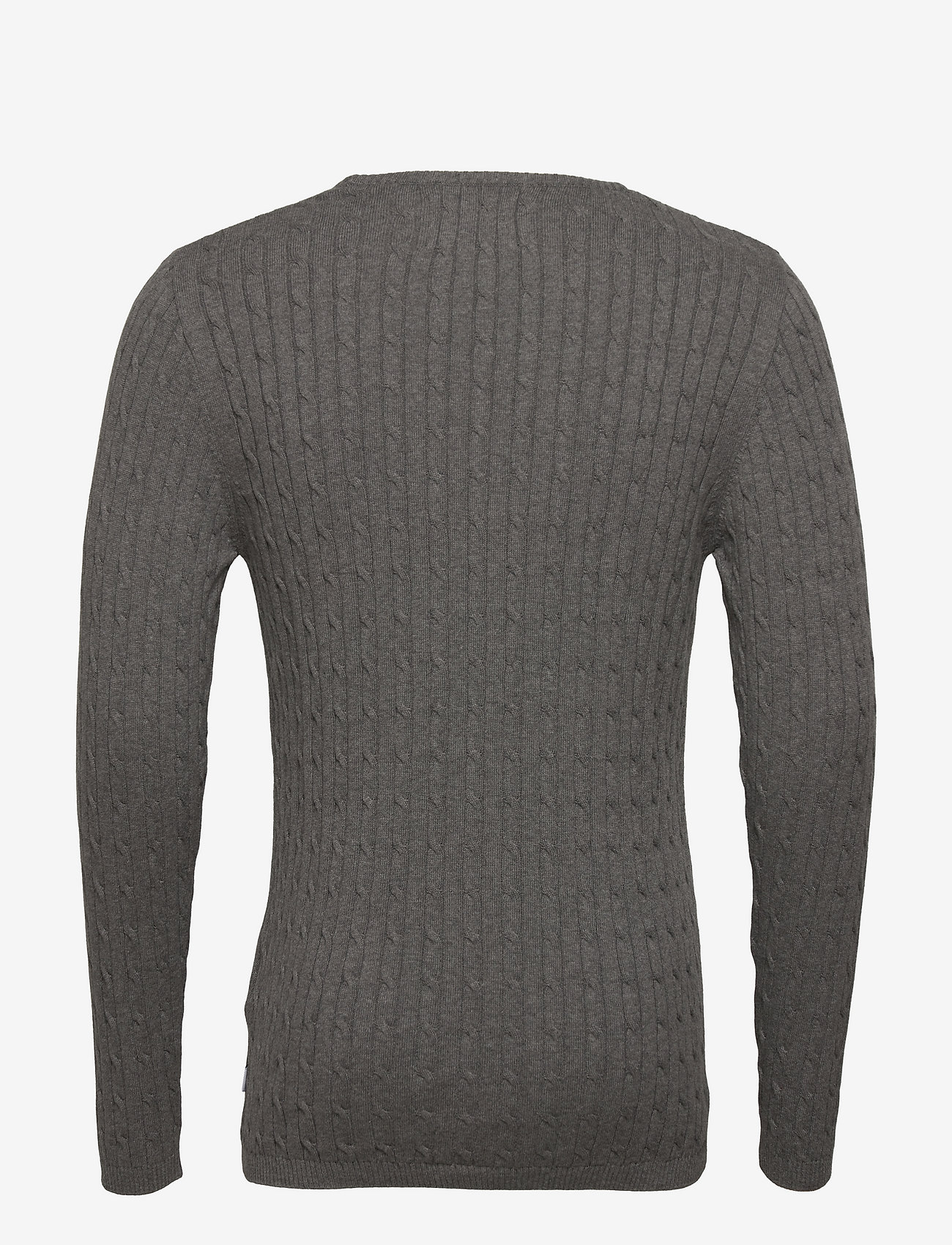 Kronstadt - Cable Cotton knit - anthracite - 1