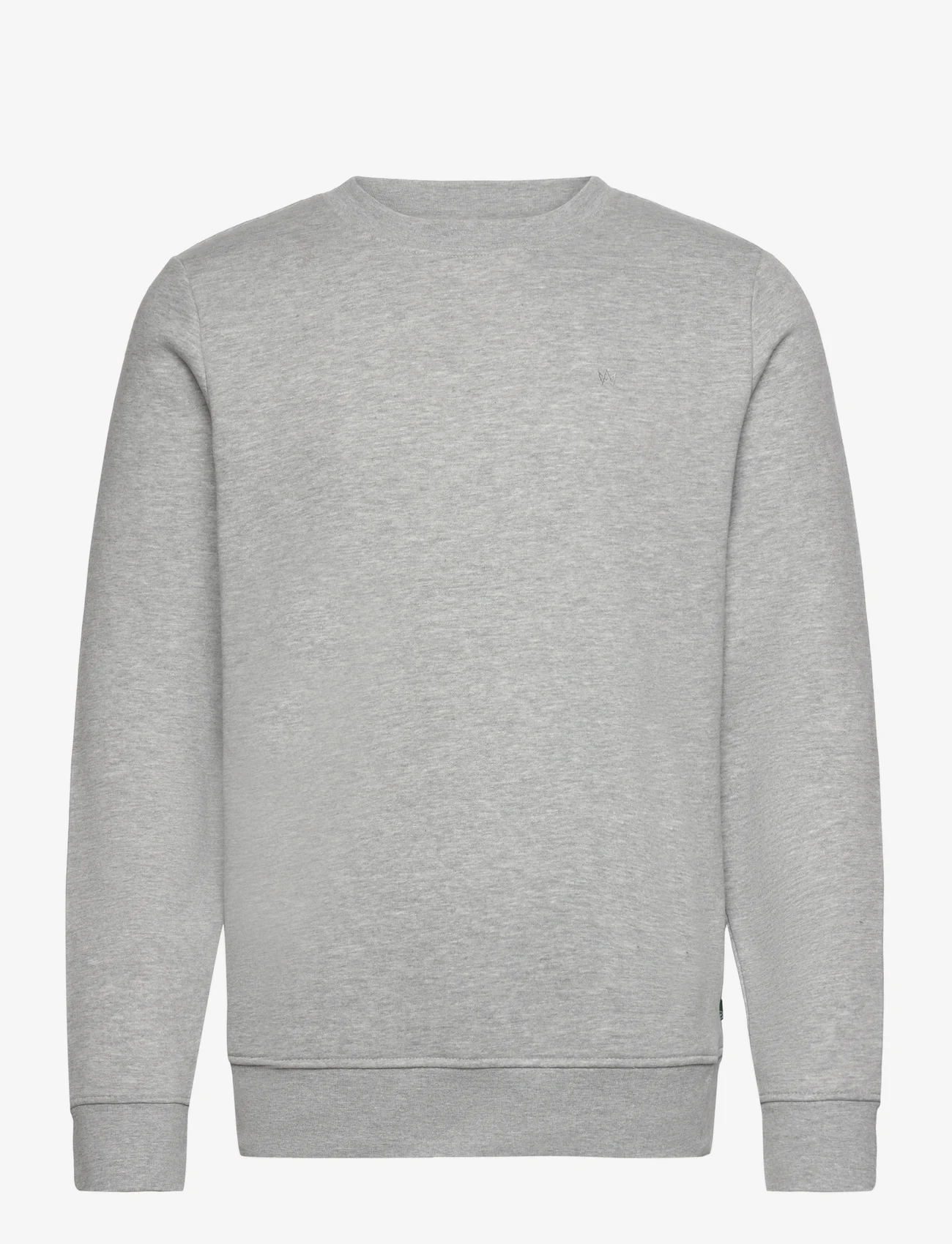 Kronstadt - Lars Crew organic / recycled BLT - sweatshirts - grey mel - 0