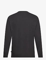 Kronstadt - Timmi Organic Recycle L/S tee - basic t-shirts - black - 1