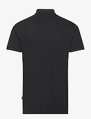 Kronstadt - Albert ss Organic recycle - polo shirts - black - 1