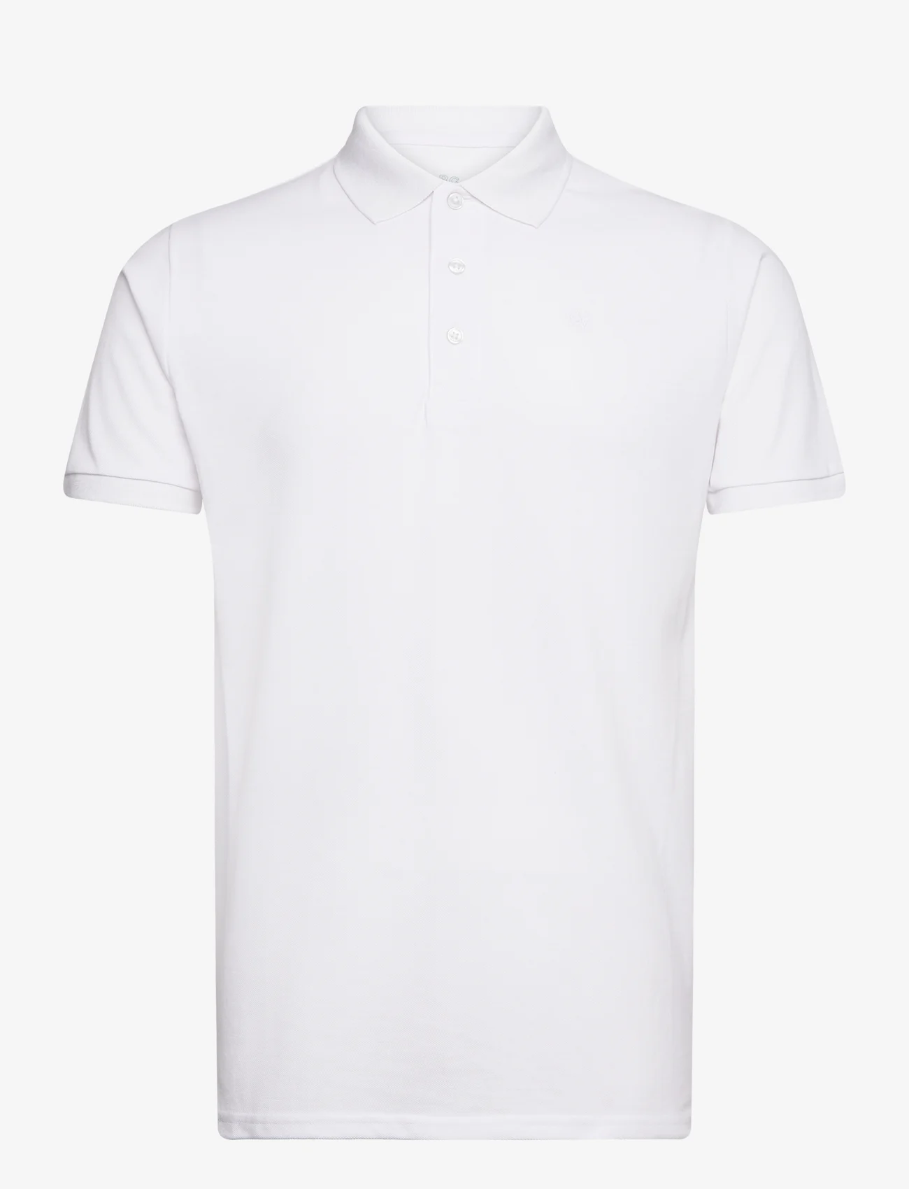 Kronstadt - Albert ss Organic recycle - polo shirts - white - 0