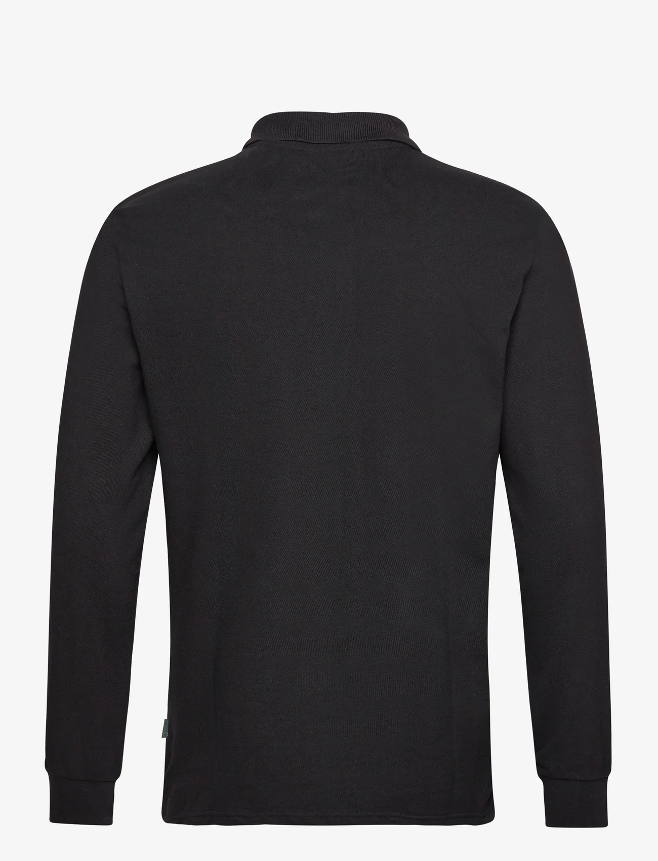 Kronstadt - Albert LS Organic / Recycle - polo shirts - black - 1