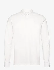 Kronstadt - Albert LS Organic / Recycle - polo shirts - white - 0