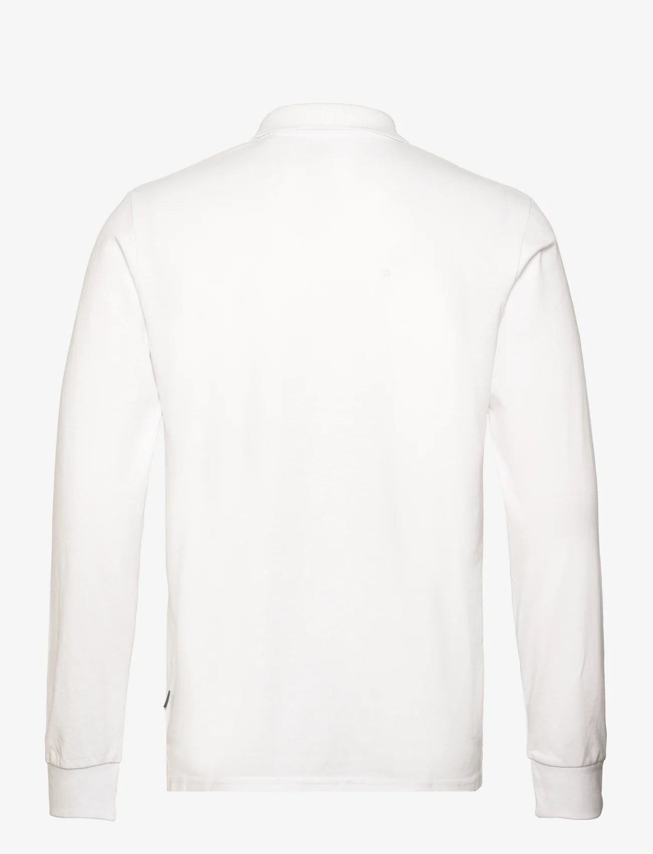 Kronstadt - Albert LS Organic / Recycle - polo shirts - white - 1