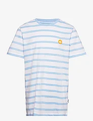 Kronstadt - Navey Recycled - short-sleeved t-shirts - light blue - 0