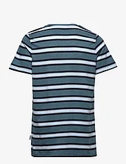 Kronstadt - Johnny Recycled - kortærmede t-shirts - blue pine/navy/lt.blue - 1