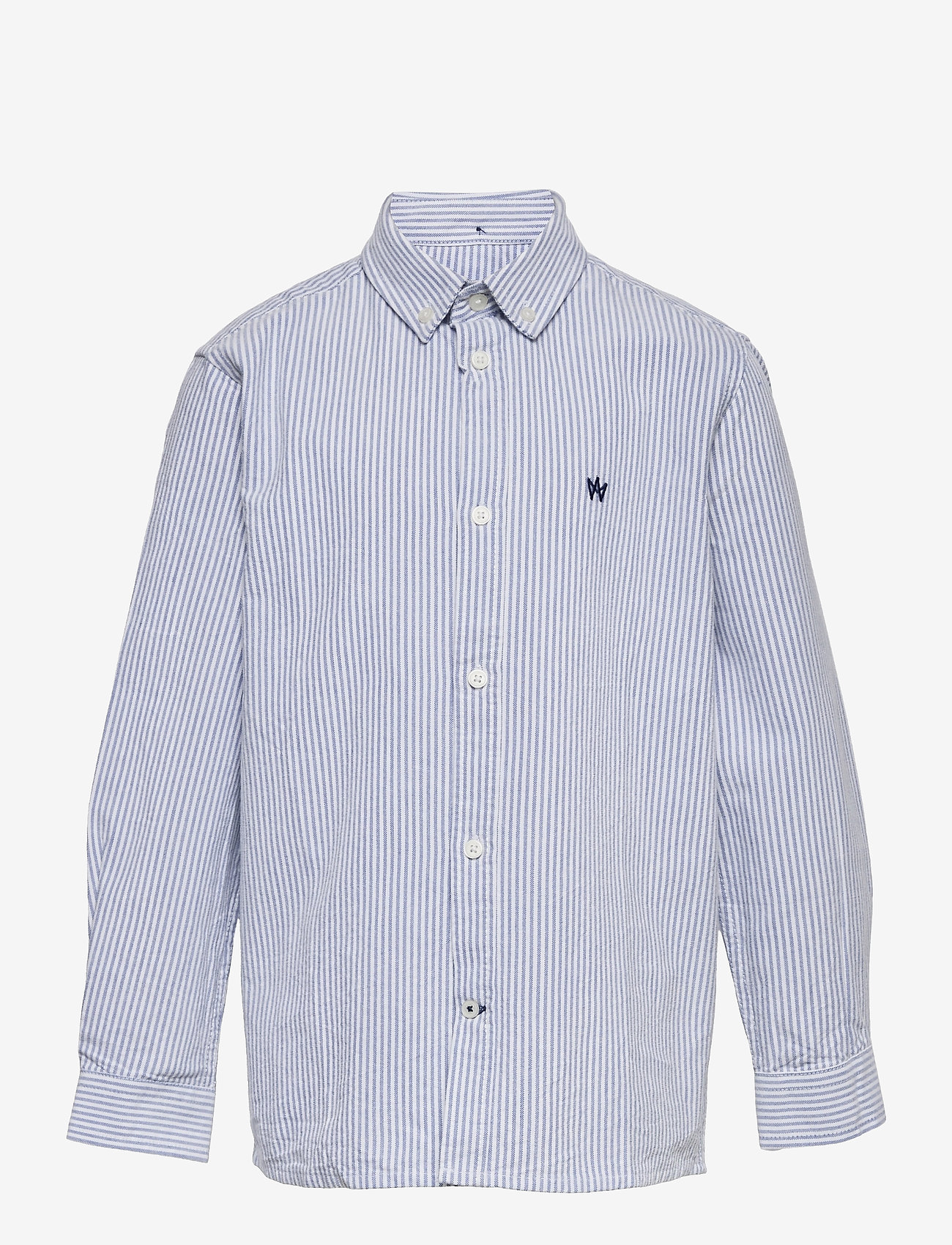Kronstadt - Johan Oxford Stripe - white / light blue - 0