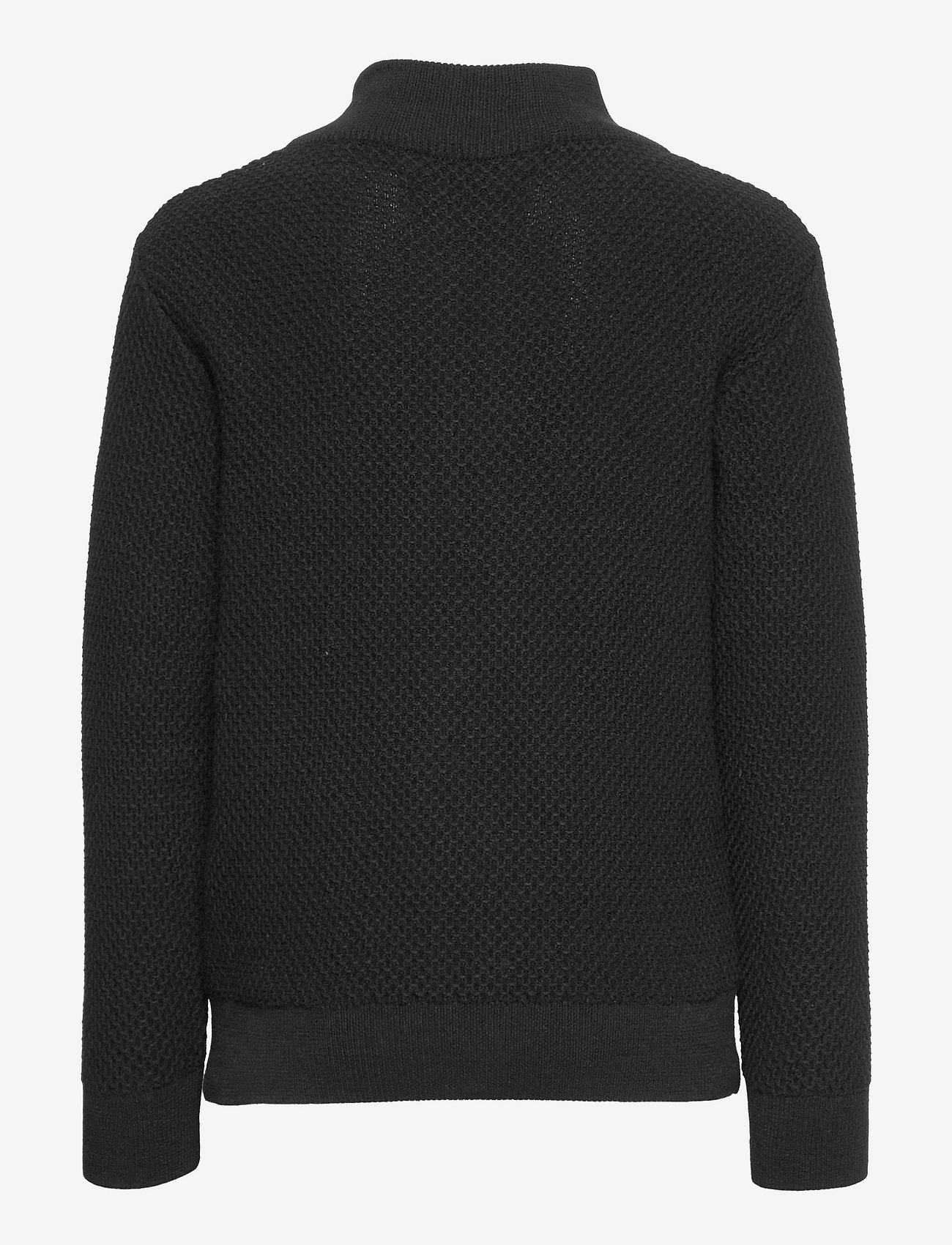 Kronstadt - Gavin Kids Zip knit - black - 1