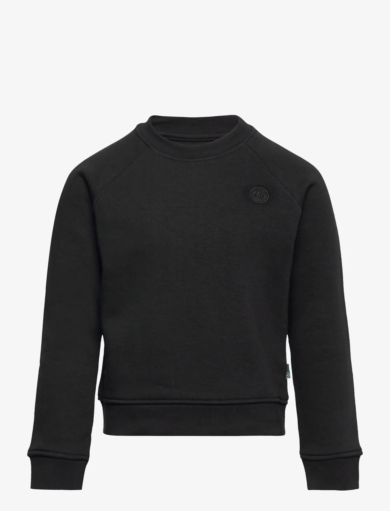 Kronstadt - Lars Kids Organic/Recycled crew sweat - medvilniniai megztiniai ir džemperiai su gobtuvu - black - 0