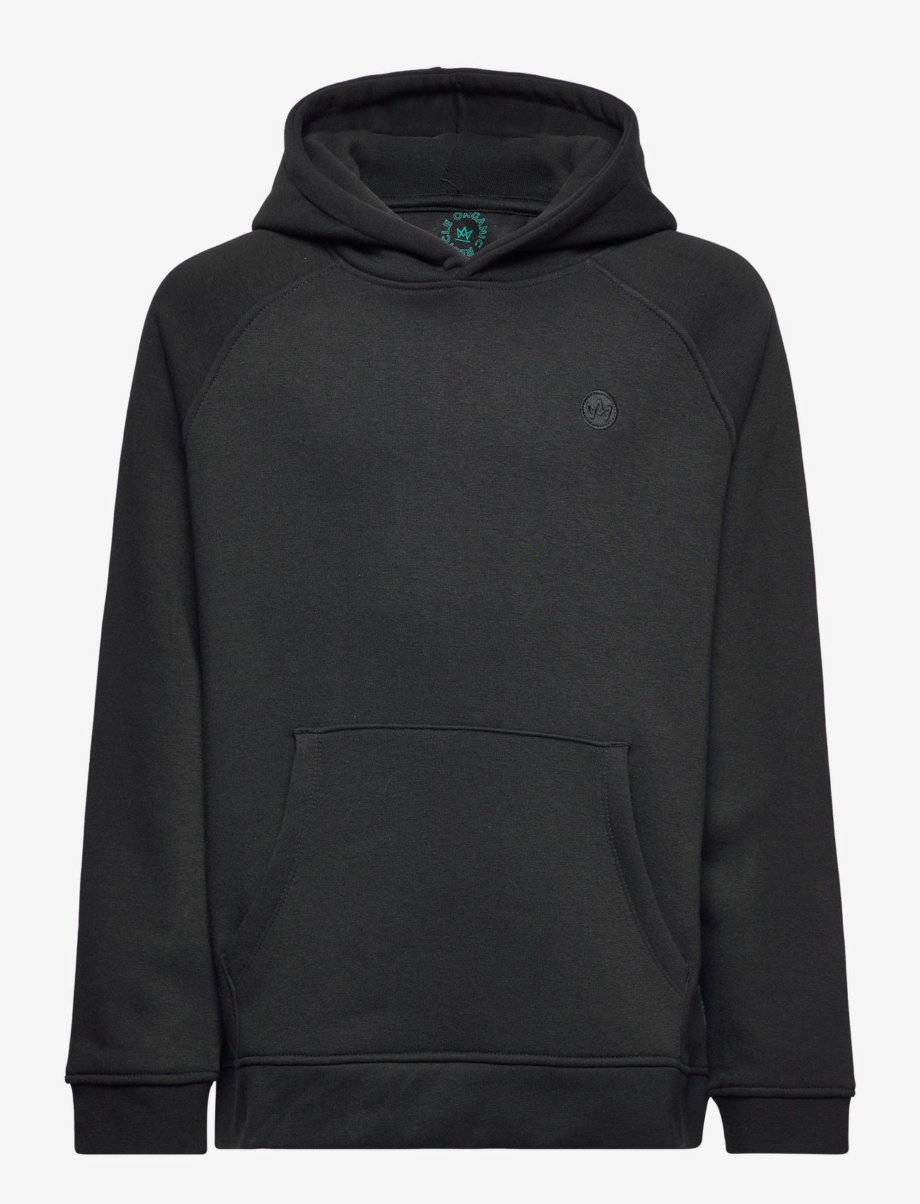 Kronstadt - Lars Kids Organic/Recycled hoodie - black - 0