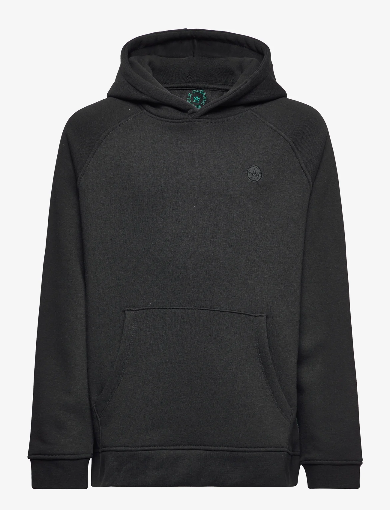 Kronstadt - Lars Kids Organic/Recycled hoodie - džemperi ar kapuci - black - 0