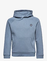 Kronstadt - Lars Kids Organic/Recycled hoodie - sweatshirts & hættetrøjer - sea blue - 0