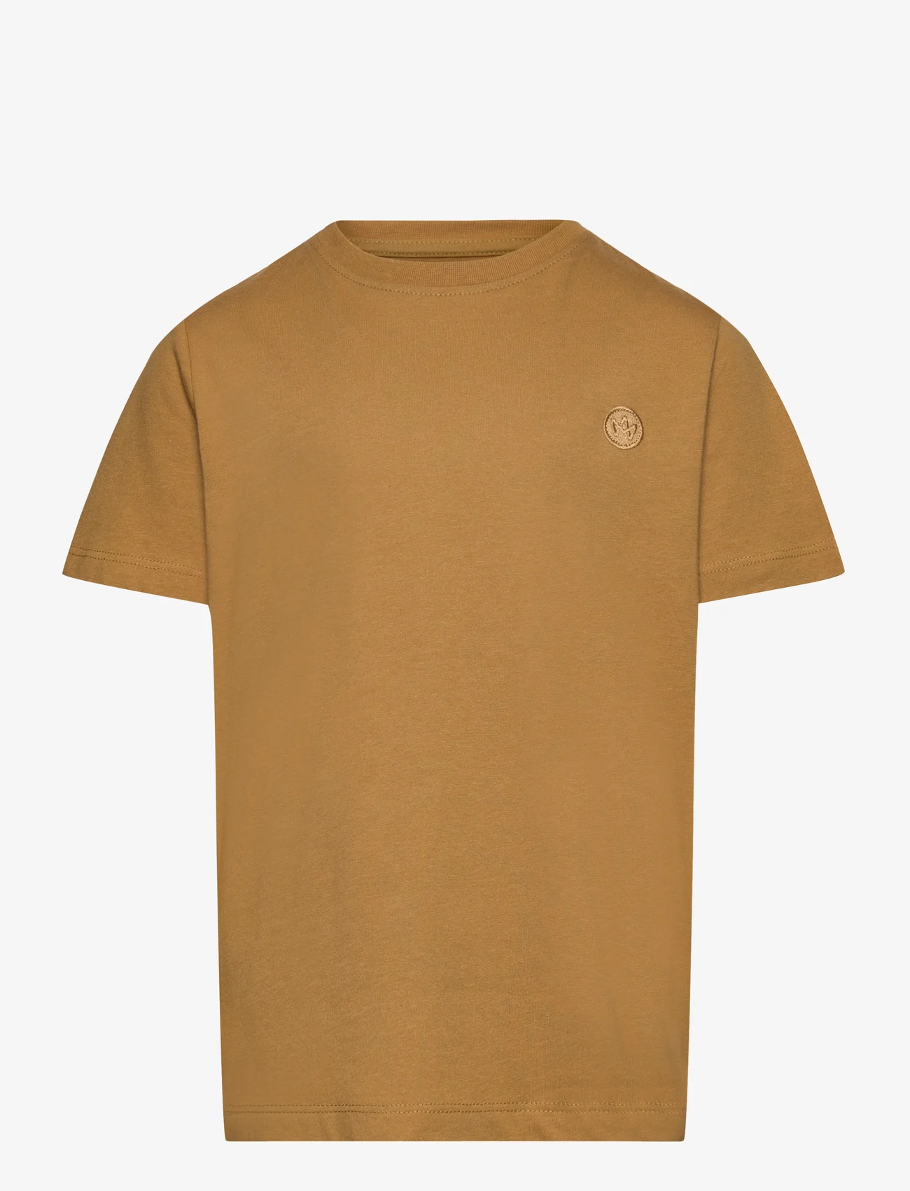 Kronstadt - Timmi Kids Organic/Recycled t-shirt - trumpomis rankovėmis - olive gold - 0