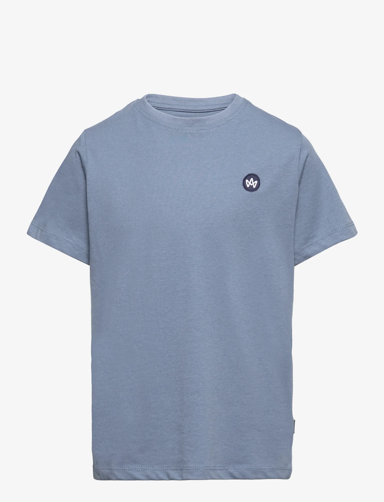 Kronstadt - Timmi Kids Organic/Recycled t-shirt - trumpomis rankovėmis - sea blue - 0