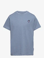 Kronstadt - Timmi Kids Organic/Recycled t-shirt - trumpomis rankovėmis - sea blue - 0
