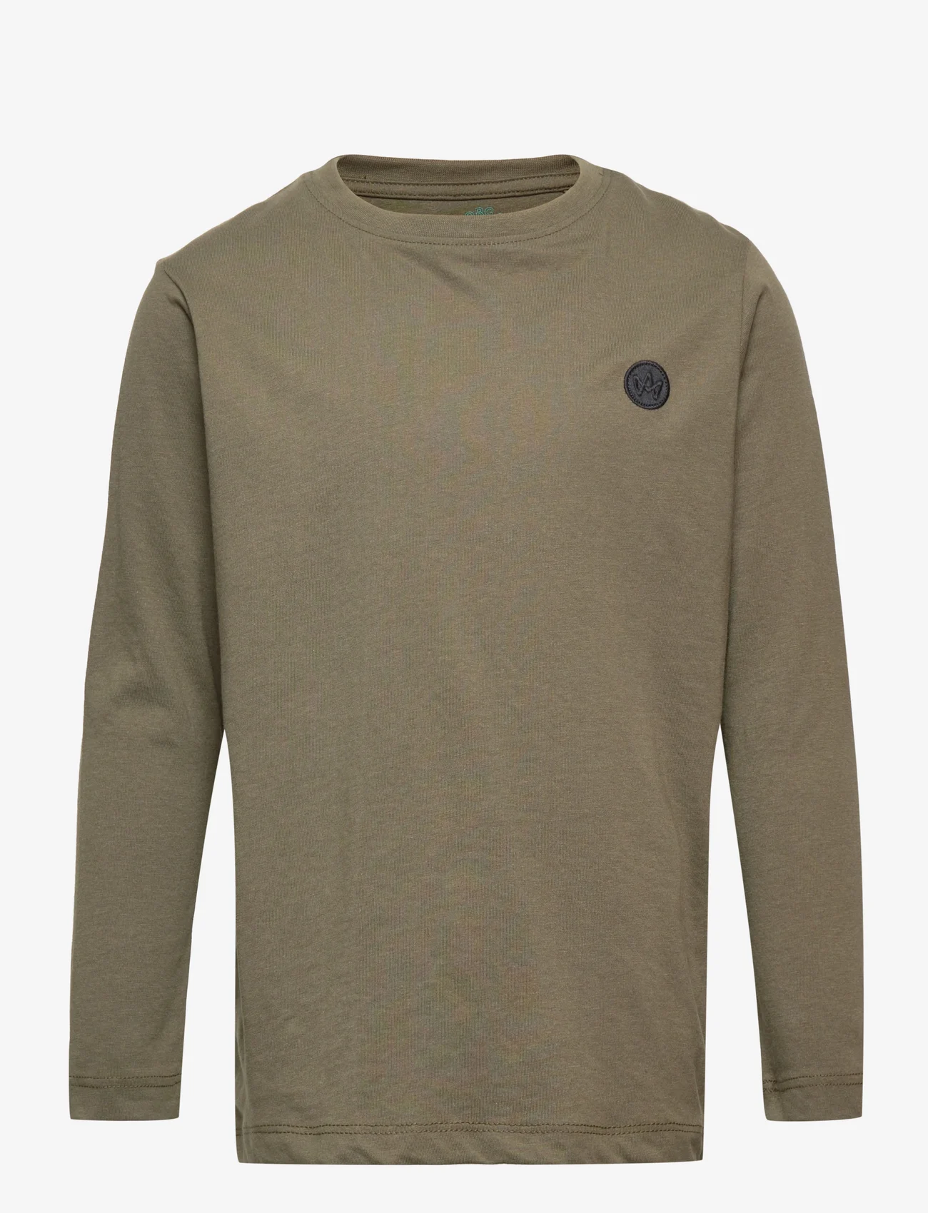 Kronstadt - Timmi Kids Organic/Recycled L/S t-shirt - langermede - army - 0