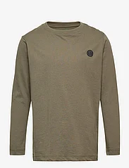 Kronstadt - Timmi Kids Organic/Recycled L/S t-shirt - pitkähihaiset paidat - army - 0