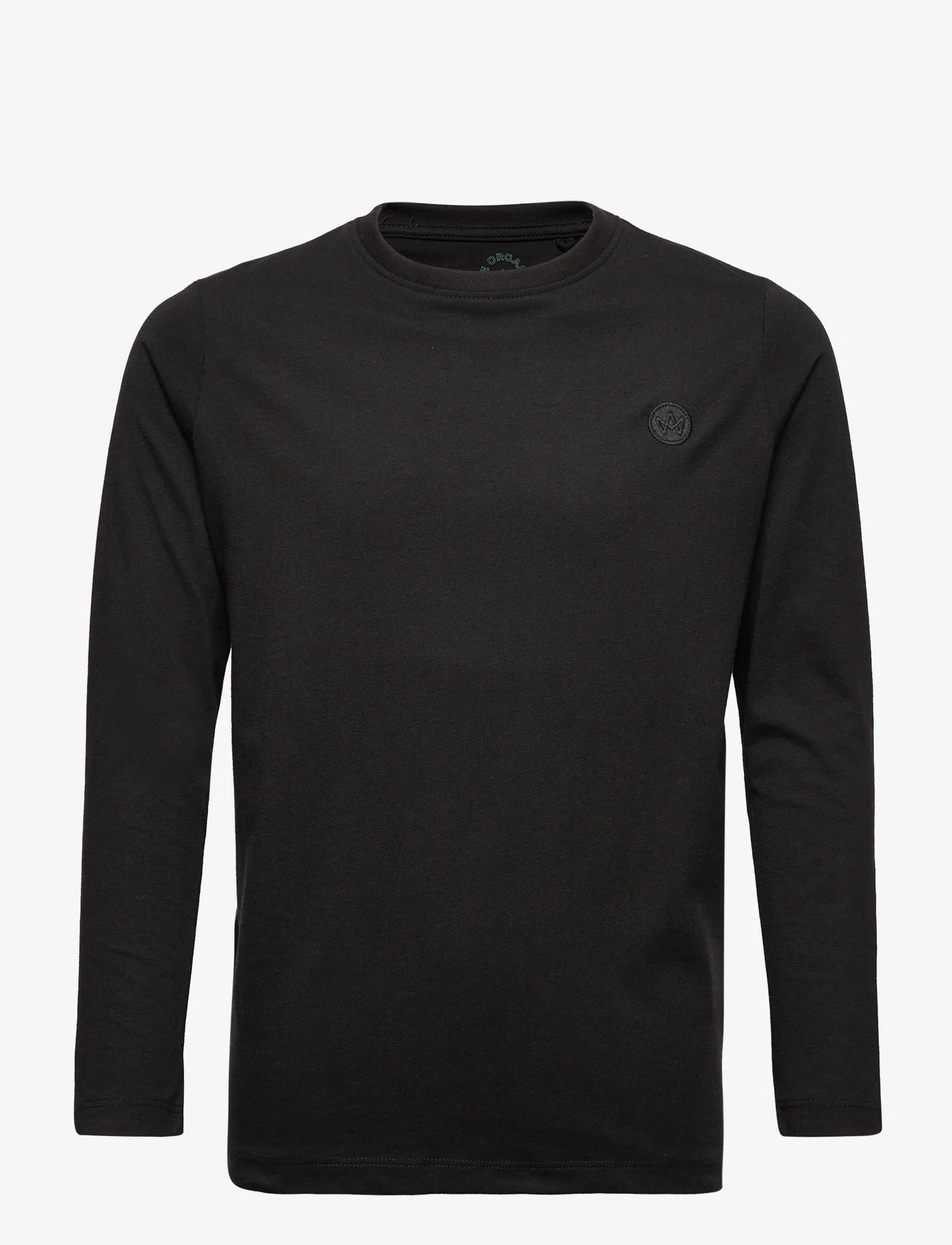 Kronstadt - Timmi Kids Organic/Recycled L/S t-shirt - pitkähihaiset paidat - black - 0