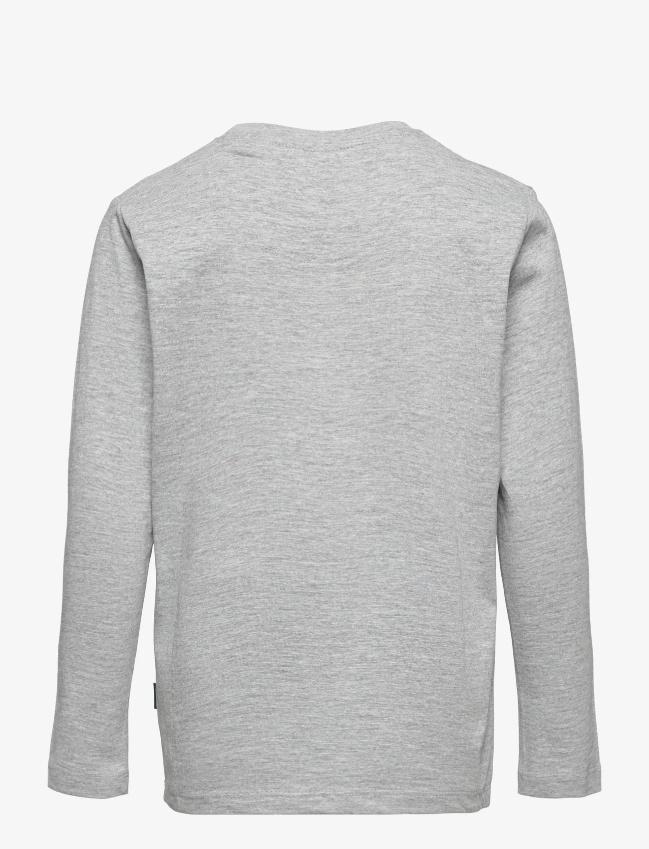 Kronstadt - Timmi Kids Organic/Recycled L/S t-shirt - pitkähihaiset paidat - grey mel - 1