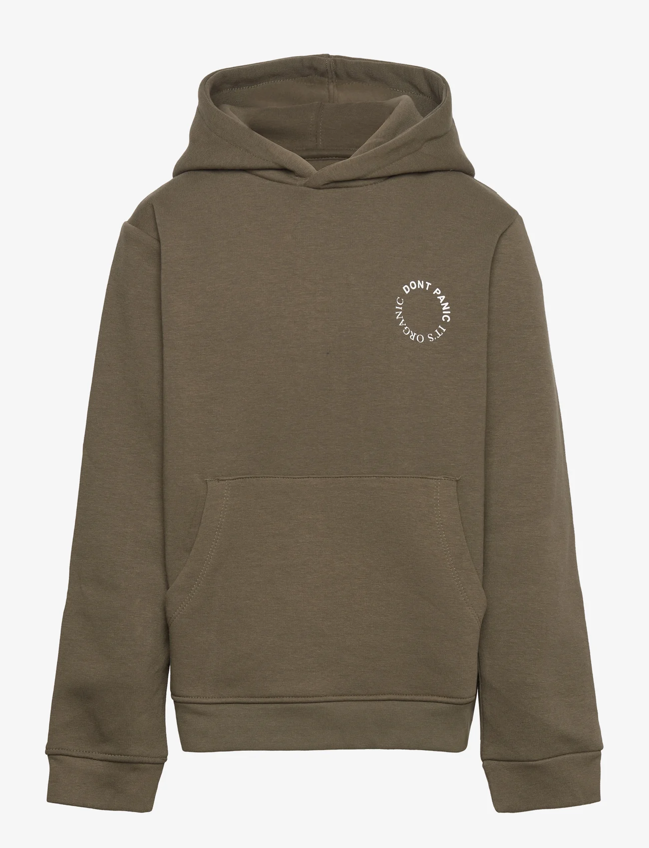 Kronstadt - Lars Kids "It's organic" hoodie - hupparit - army - 0