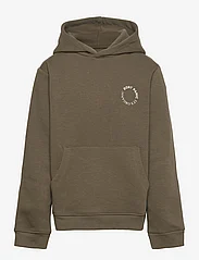 Kronstadt - Lars Kids "It's organic" hoodie - sweatshirts & huvtröjor - army - 0