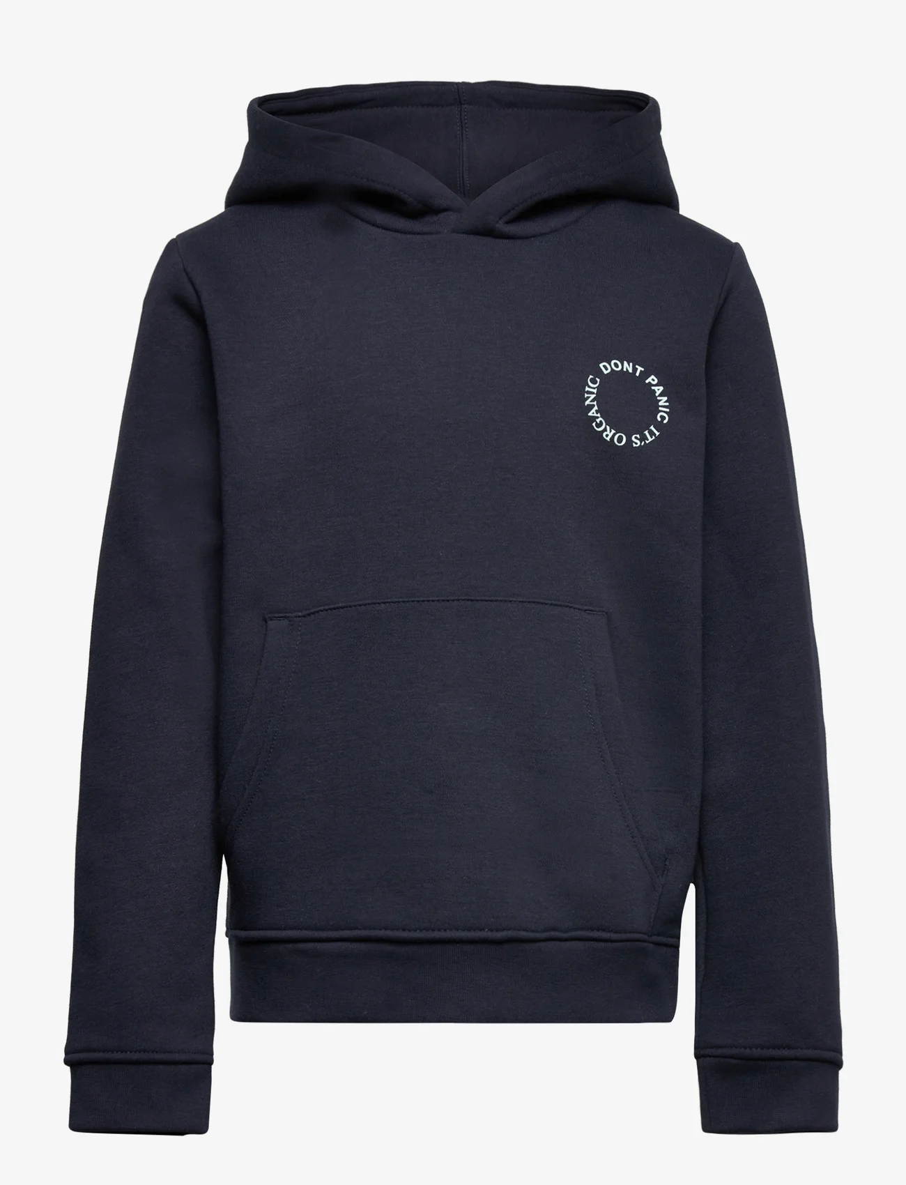 Kronstadt - Lars Kids "It's organic" hoodie - sweatshirts & huvtröjor - navy - 0