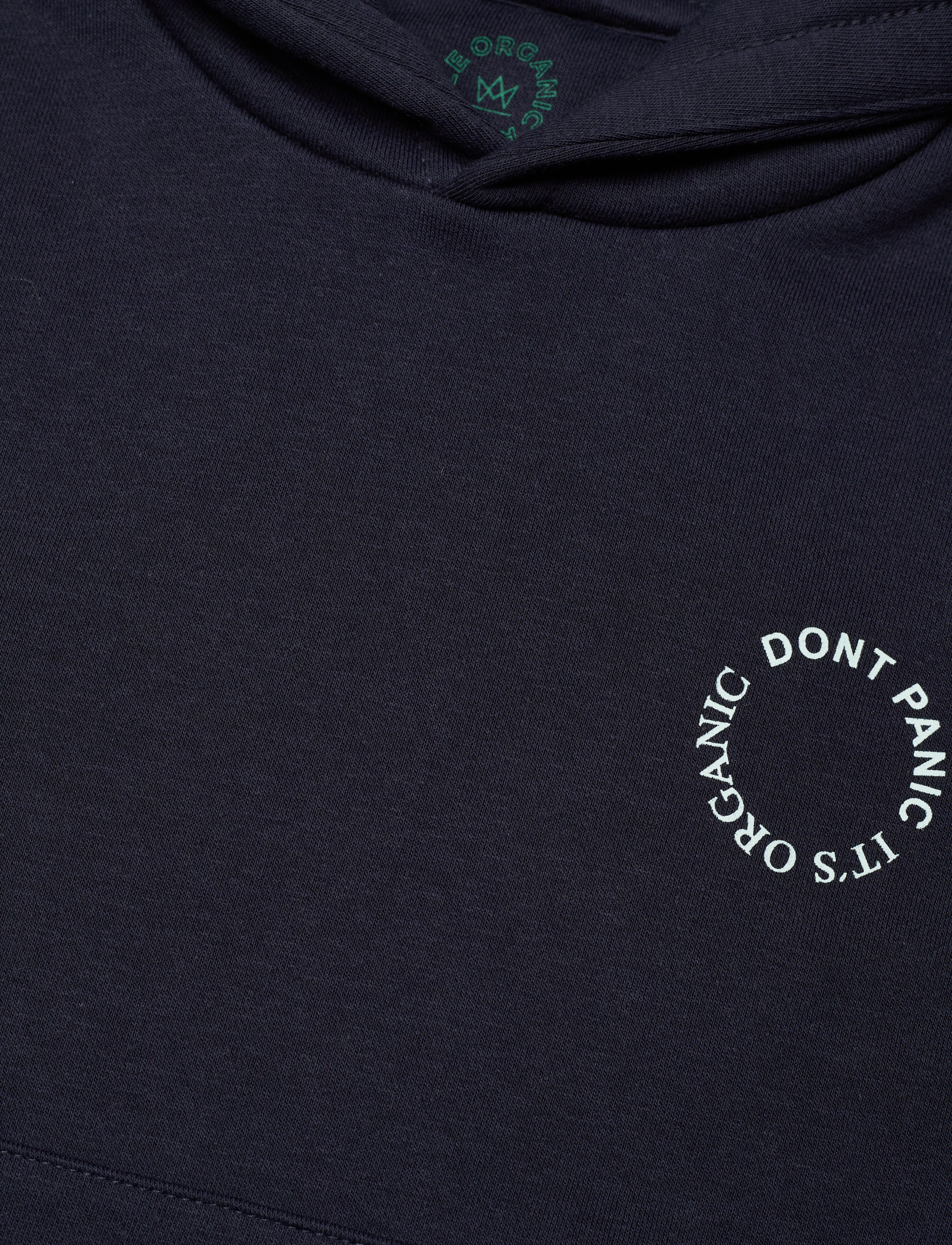 Kronstadt - Lars Kids "It's organic" hoodie - navy - 2