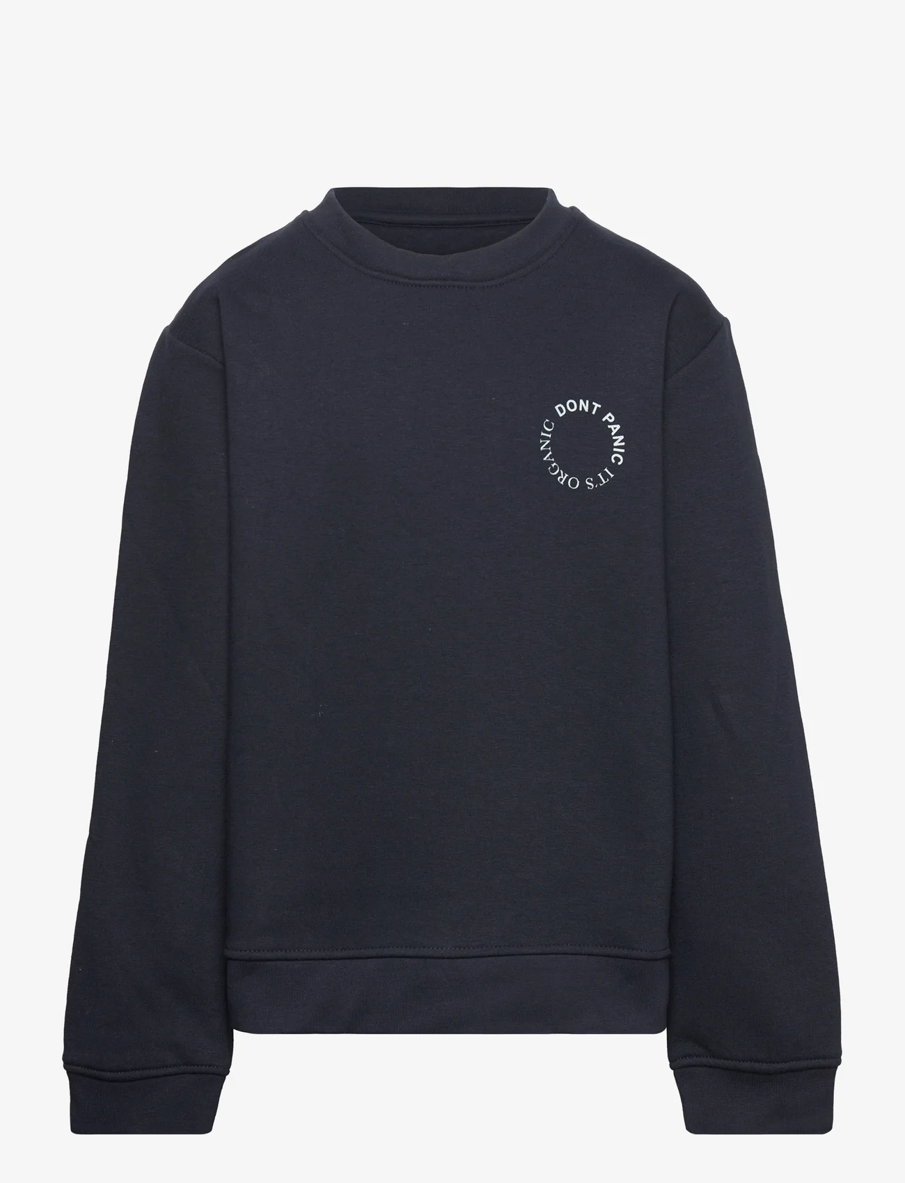 Kronstadt - Lars Kids "It's organic" crew sweat - dressipluusid - navy - 0