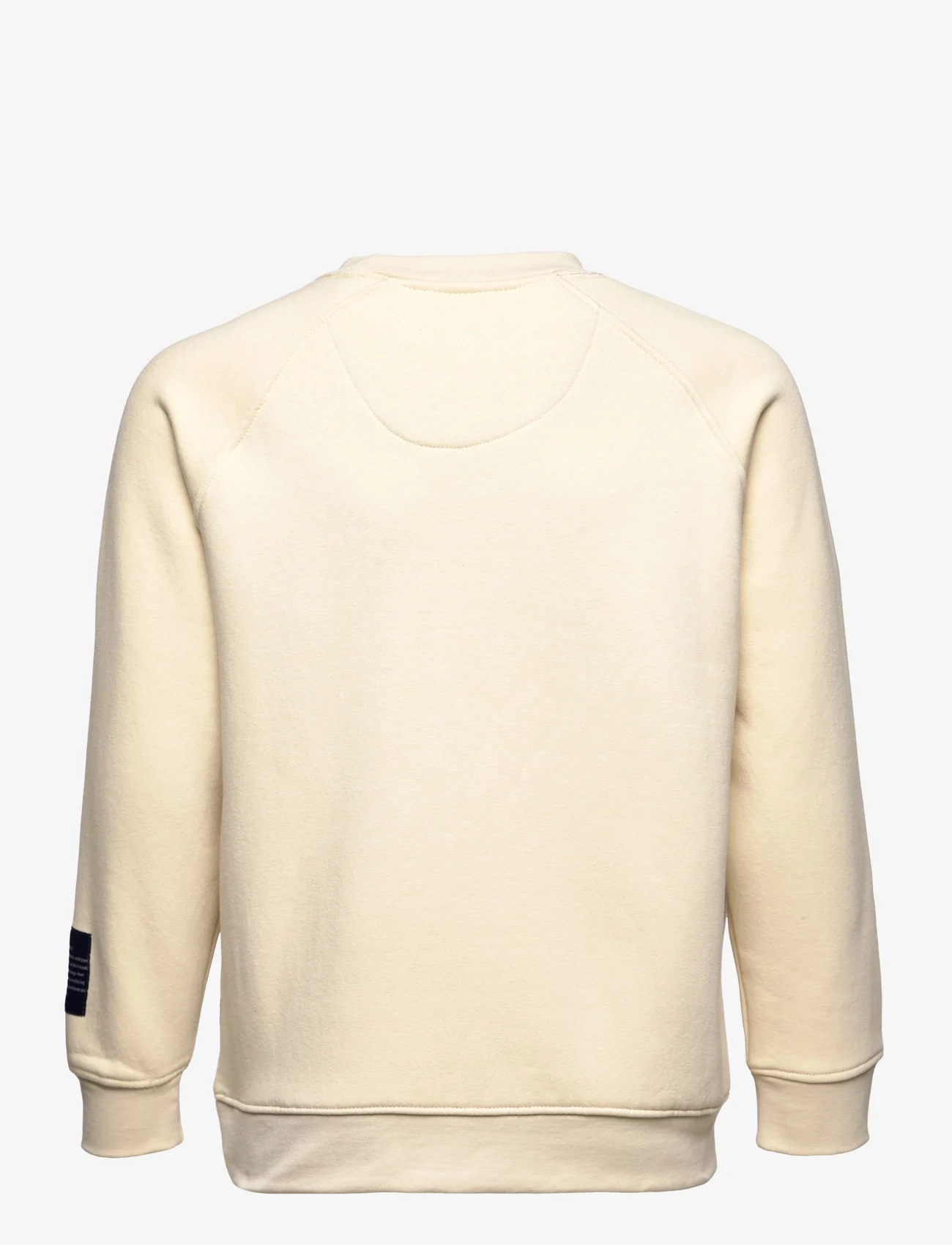 Kronstadt - Harald Organic/Recycled logo crew sweat - sweatshirts & hoodies - off white - 1