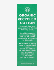 Kronstadt - Harald Organic/Recycled logo crew sweat - svetarit - off white - 2