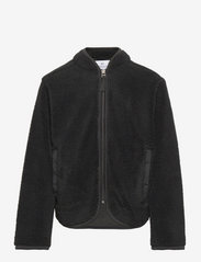 Kronstadt - Sherpa fleece kids - fleece jacket - black - 0
