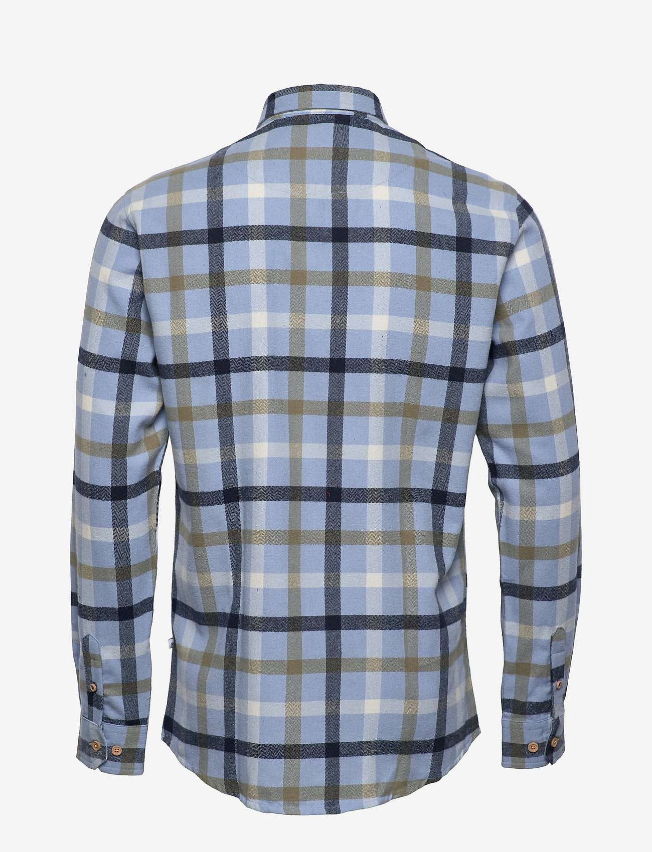 Kronstadt - Dean Check Gr.40 - avslappede skjorter - light blue - 1
