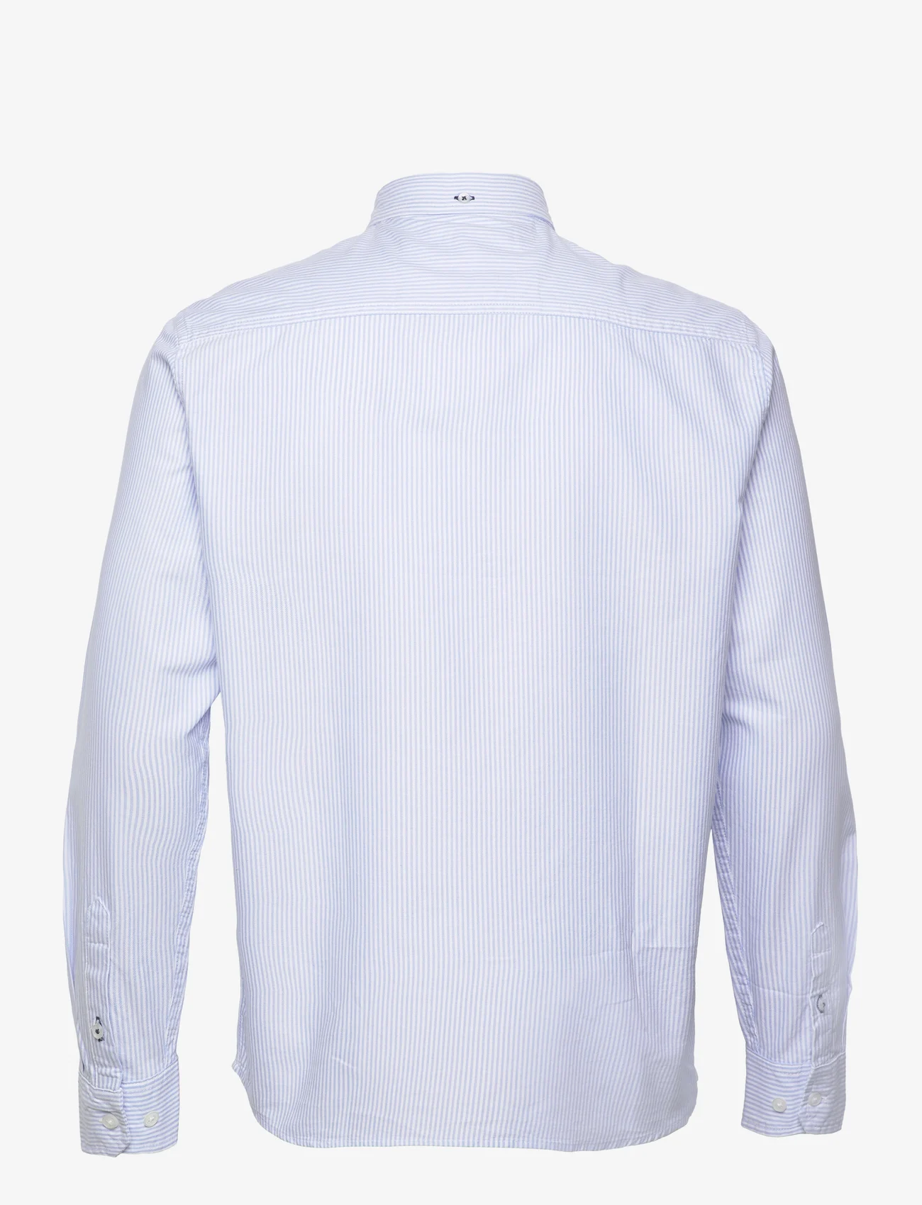 Kronstadt - Johan Oxford Stripe shirt - oxford shirts - navy - 1