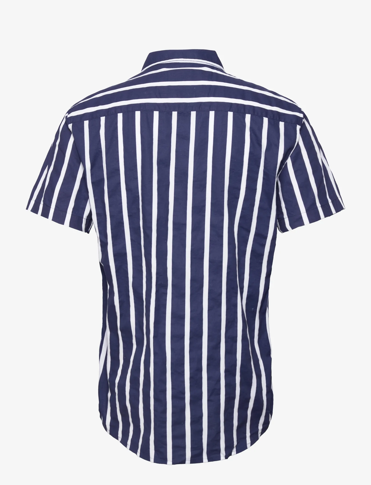 Kronstadt - Cuba s/s Gr.87 - short-sleeved shirts - dark blue / white - 1