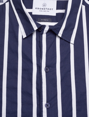 Kronstadt - Cuba s/s Gr.87 - kortärmade skjortor - dark blue / white - 2