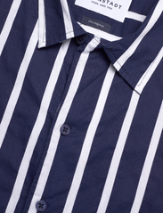 Kronstadt - Cuba s/s Gr.87 - kortärmade skjortor - dark blue / white - 3