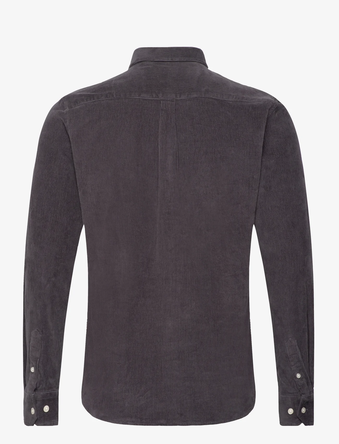 Kronstadt - Johan Corduroy shirt - velvetiniai marškiniai - ashly grey - 1