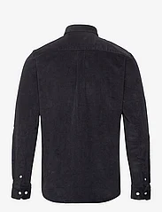 Kronstadt - Johan Corduroy shirt - vakosamettipaidat - black - 1