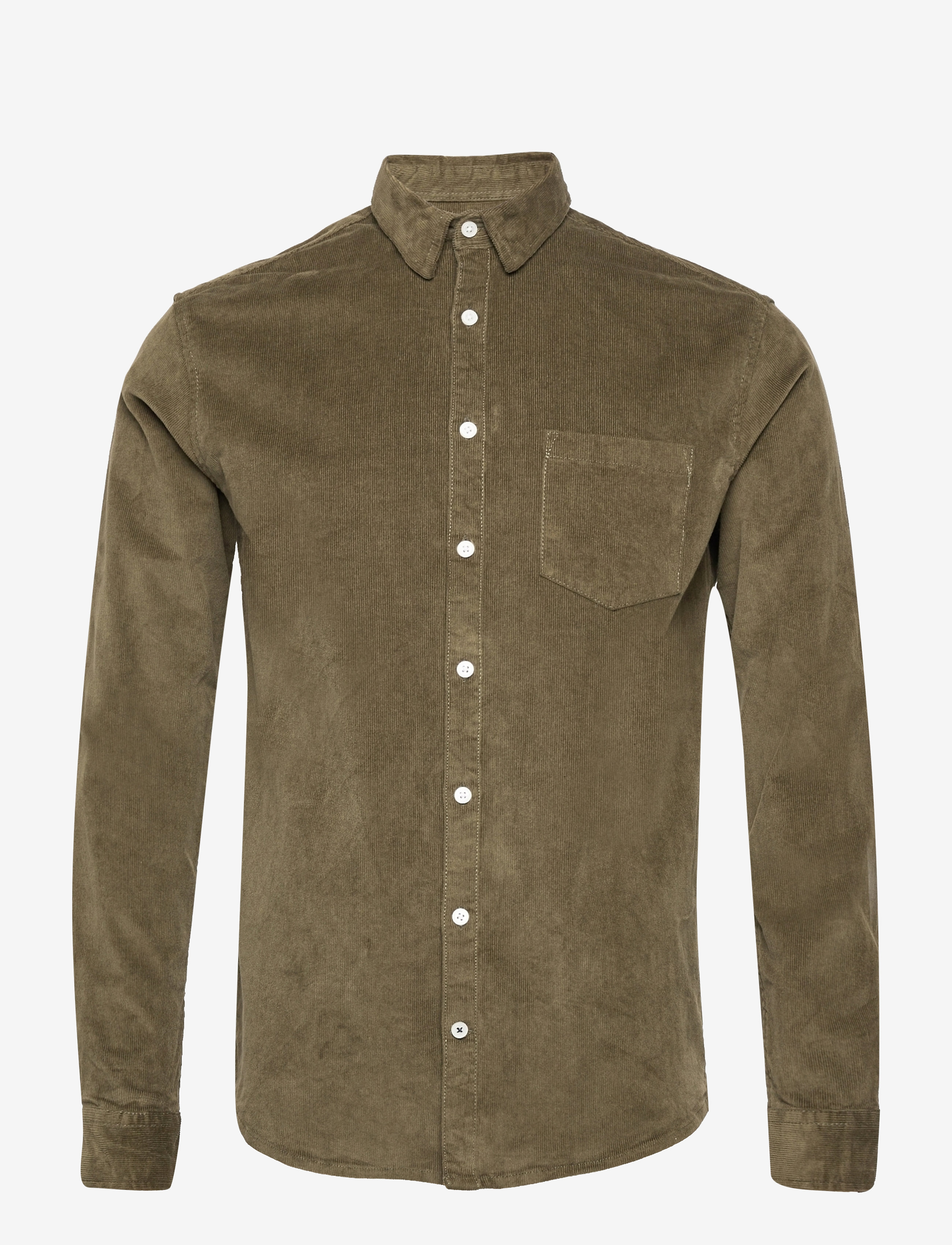 Kronstadt - Johan Corduroy shirt - olive green - 1