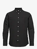 Johan Oxford washed shirt - BLACK