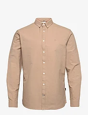 Kronstadt - Johan Oxford washed shirt - oksfordo marškiniai - sand - 0