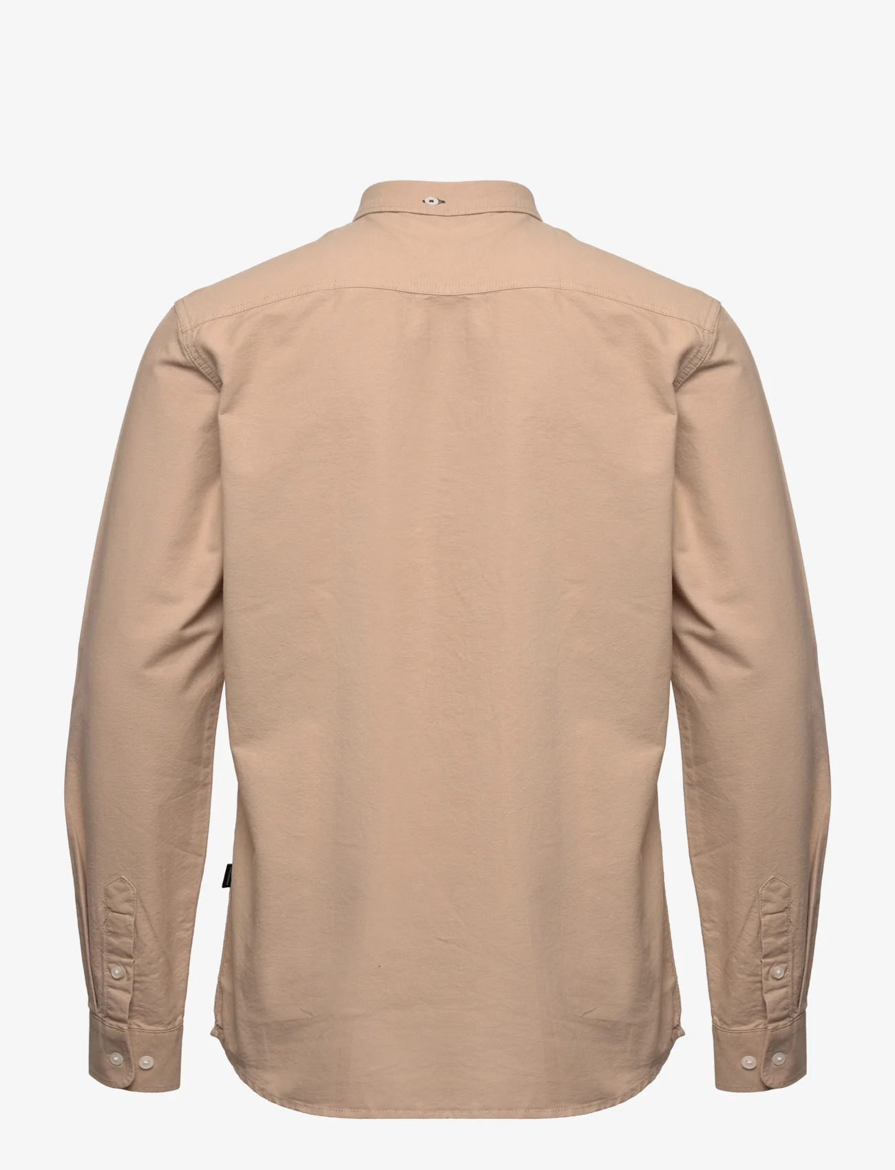 Kronstadt - Johan Oxford washed shirt - oksfordo marškiniai - sand - 1