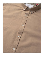 Kronstadt - Johan Oxford washed shirt - oksfordo marškiniai - sand - 3