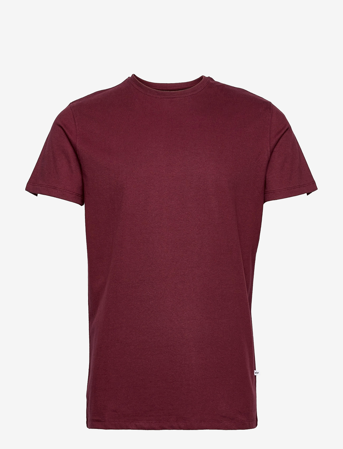 Kronstadt - Basic Cotton tee - bordeaux - 0