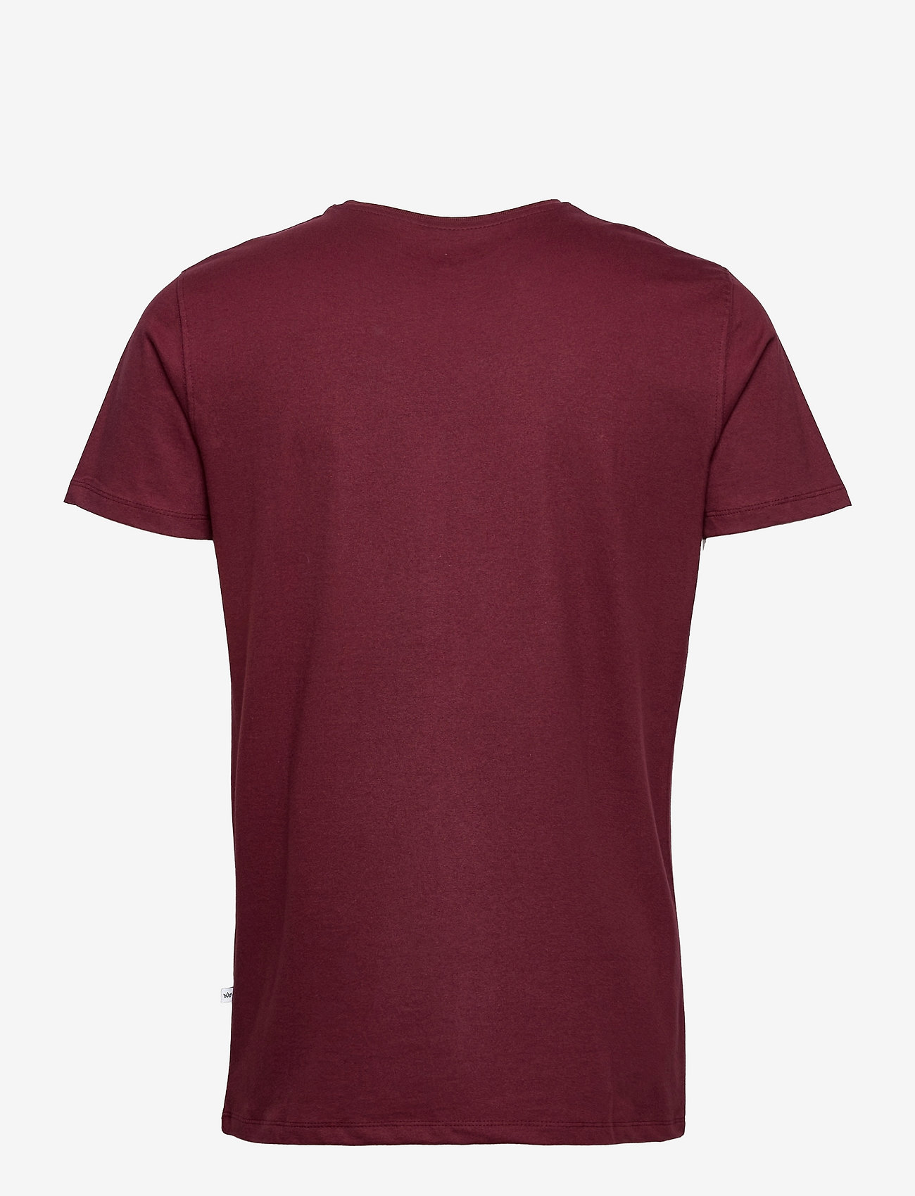 Kronstadt - Basic Cotton tee - bordeaux - 1